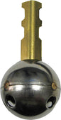 #212 - Washerless Stem Ball Control - Stainless Steel