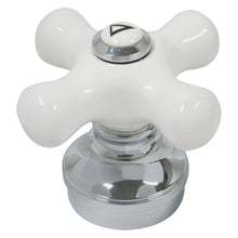 Kissler 96-9055 Single Cross Handle, 1-5/8 x 2-1/2 in, For Use With Universal Fit, Porcelain