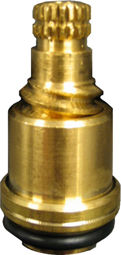 Kissler AB711-4200LC Heritage Compression Lefthand Cold Stem Unit, 1-11/16 in L, For Use With American Standard Faucets, 22 Point, B-8 Broach Style