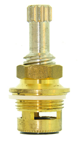 Kissler AB711-6040H Compression Righthand Hot Lavatory Stem Unit, 2 in L, For Use With Price Pfister Faucets, 12 Point, B-6 Broach Style