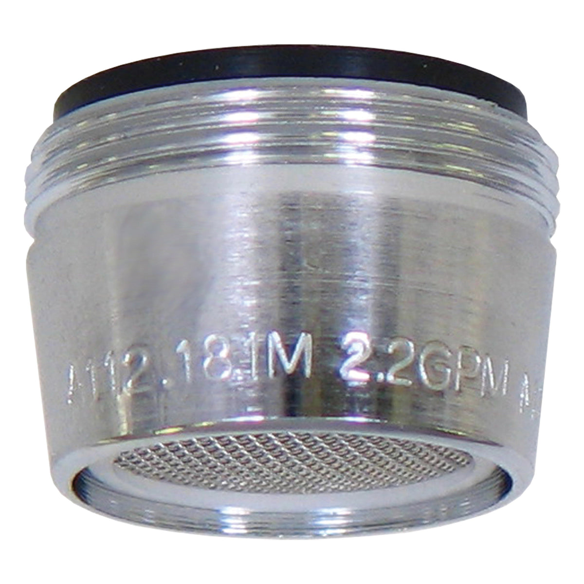 Kissler AB83-6010 Aerator, For Use With Universal Fit Sink, Tub and Drain Faucet, 15/16-27 x 55/64-27 Dual Thread Male x Female Thread, 2.2 gpm