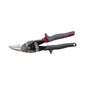 Klein® 1201R Aviation Snip With Wire Cutter, 18 to 22 ga Cutting, Blunt Tip, 1-1/2 in L of Cut, Right/Straight Snip, Steel Blade, Plastic Handle, Contoured Grip, ASME B107.16M