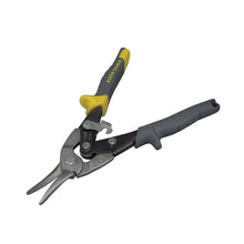 Klein® 1202S Aviation Snip With Wire Cutter, 18 to 22 ga Cutting, Blunt Tip, 1-1/2 in L of Cut, Straight/Wide Curve Snip, Steel Blade, Plastic Handle, Contoured Grip, ASME B107.16M