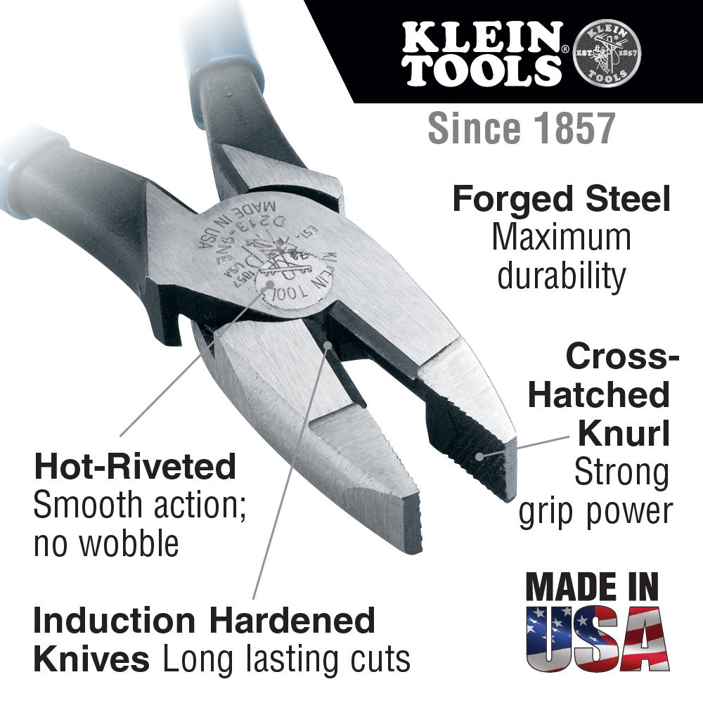 High Leverage New England Nose Side Cutting Plier - D213-9NE