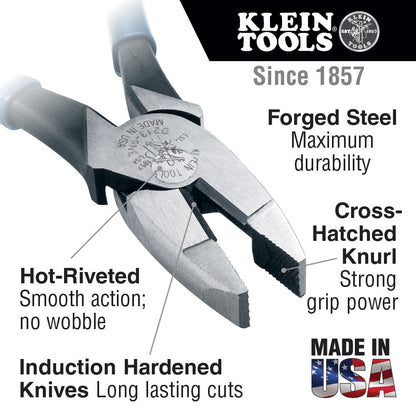 High Leverage New England Nose Side Cutting Plier - D213-9NE