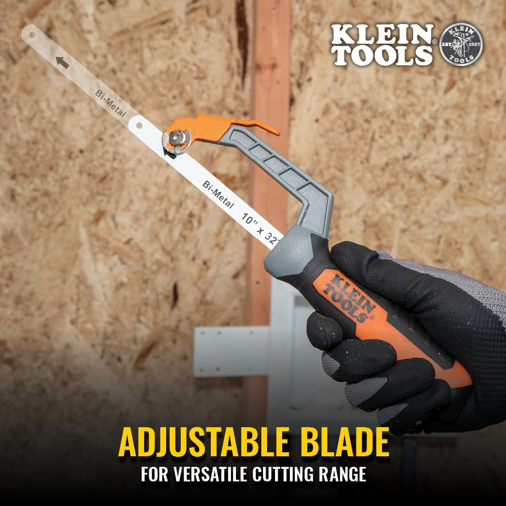 Finish-Cut Hacksaw - 10" L Bi-Metal Blade