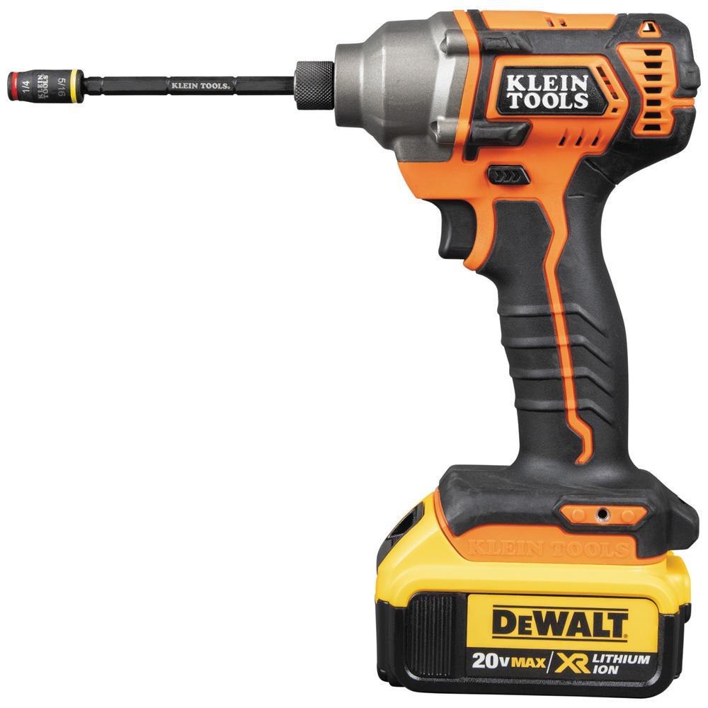 Impact Screwdriver - 9.73" OAL - Plastic Handle