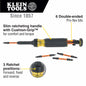 Klein® 32313HD 13-in-1 Ratcheting Screwdriver, 7 Pieces, T10, T15, T20, T25 Range, Cushion Grip Handle, Steel