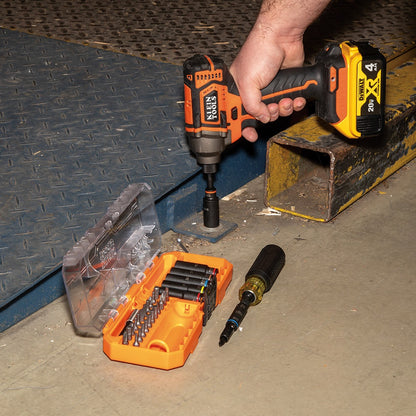 Screwdriver and Socket Set with Case - 12.63" OAL - Steel
