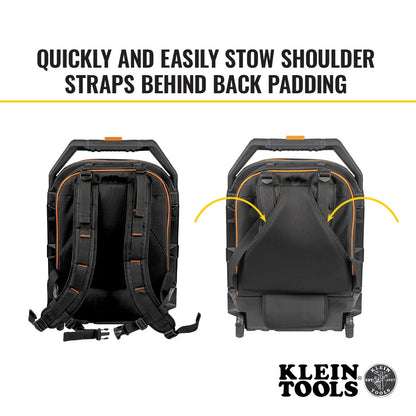 Rolling Bag - Black/Orange