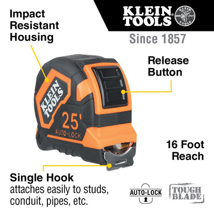Non-Magnetic Tape Measure - 25 ft