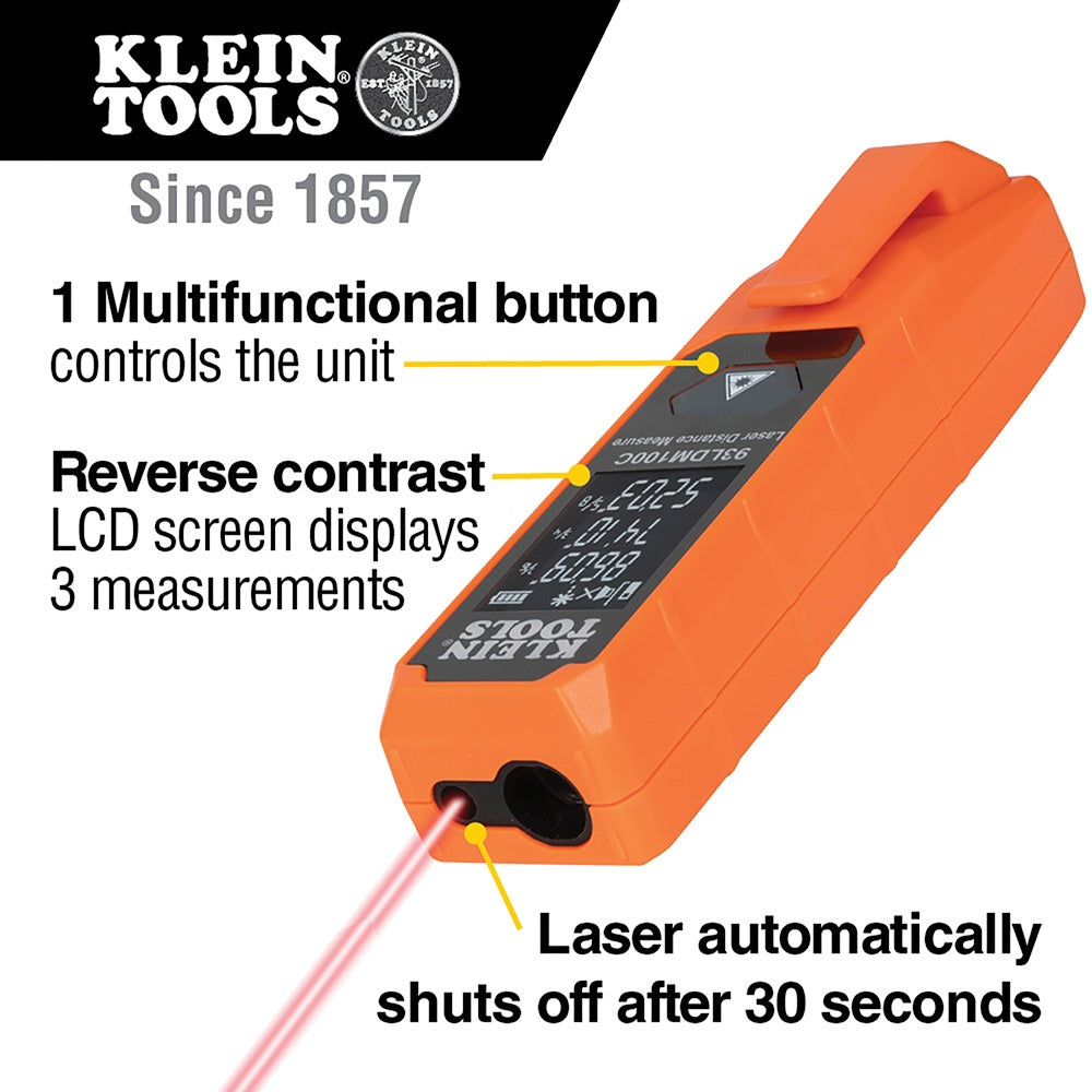 Laser Distance Measures - 2" to 100 ft Measuring