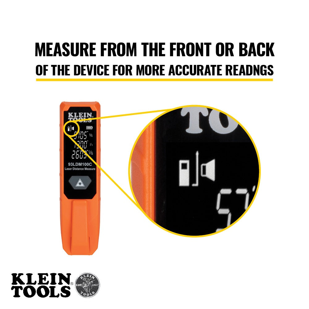 Laser Distance Measures - 2" to 100 ft Measuring