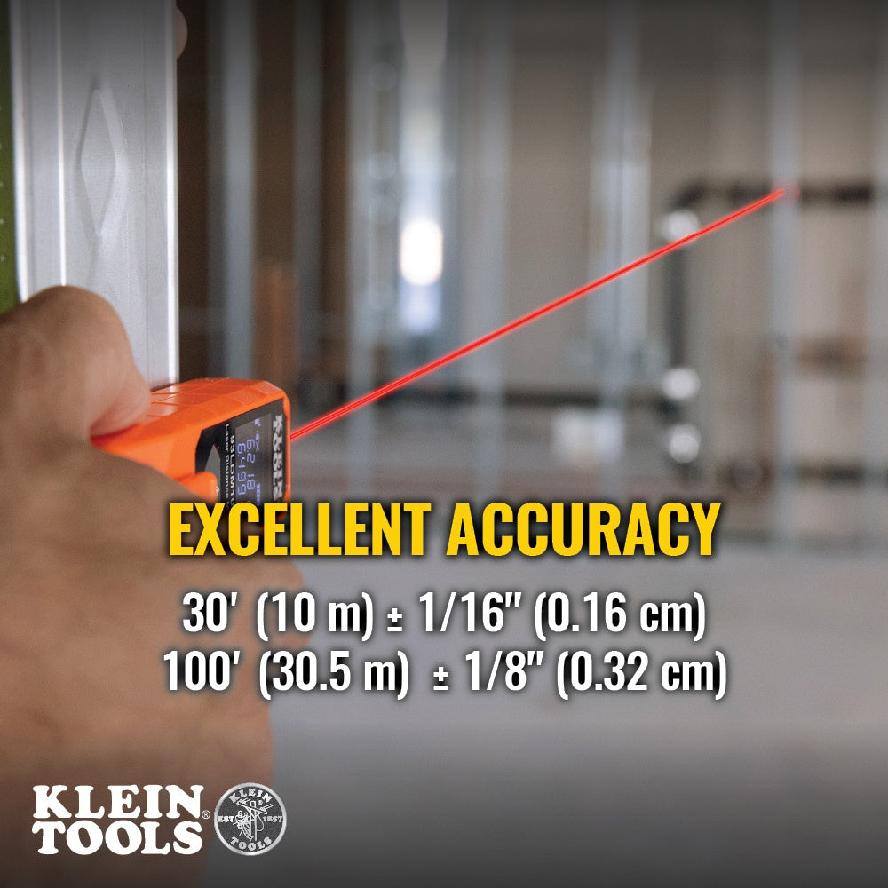 Laser Distance Measures - 2" to 100 ft Measuring