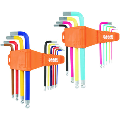 Long Ball End Key Set - 19 Pieces - Crv Steel