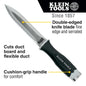 Klein® DK06 Double Edged Serrated Duct Knife, 5-1/2 in L Stainless Steel Bit
