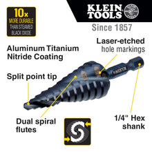 Step Bit Kit - 1/8 to 1/2" Min Drill Bit - HSS