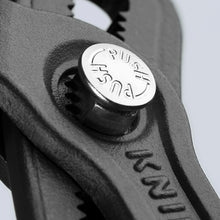 Knipex® Cobra® 87 01 150 SBA High-Tech Water Pump Plier, 1-1/4 in Round Pipe, 1-12/64 in Hex Nut, 7/8 in L x 7/8 in W V-Jaw, Knurled Jaw Surface, 6 in OAL, Specifications Met: DIN ISO 8976