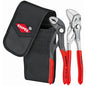 Knipex® 00 20 72 V01 Adjustable Mini Plier Set, Tongue and Groove, 2 Pieces