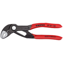 Knipex® Cobra® 87 01 125 SBA Box Joint Fully Fledged High Tech Water Pump Plier, 1 in Nominal, 13/16 in L x 3/4 in W CRV Steel V-Shape Jaw, Serrated Jaw Surface, 5 in OAL