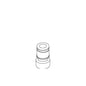 Replacement Faucet Plug - 0.5" H