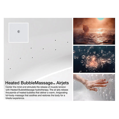 Archer - Heated Air Bathtub - 3-Wall Alcove - Acrylic
