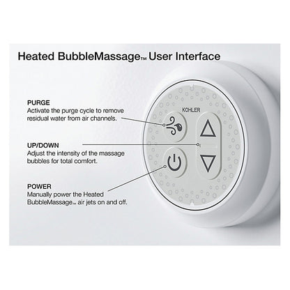 Archer - Heated Air Bathtub - 3-Wall Alcove - Acrylic