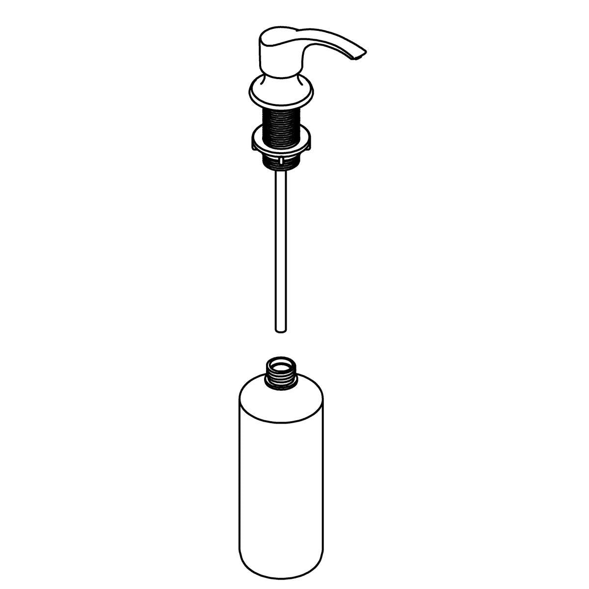 Soap Dispenser Assembly, Oil-Rubbed Bronze
