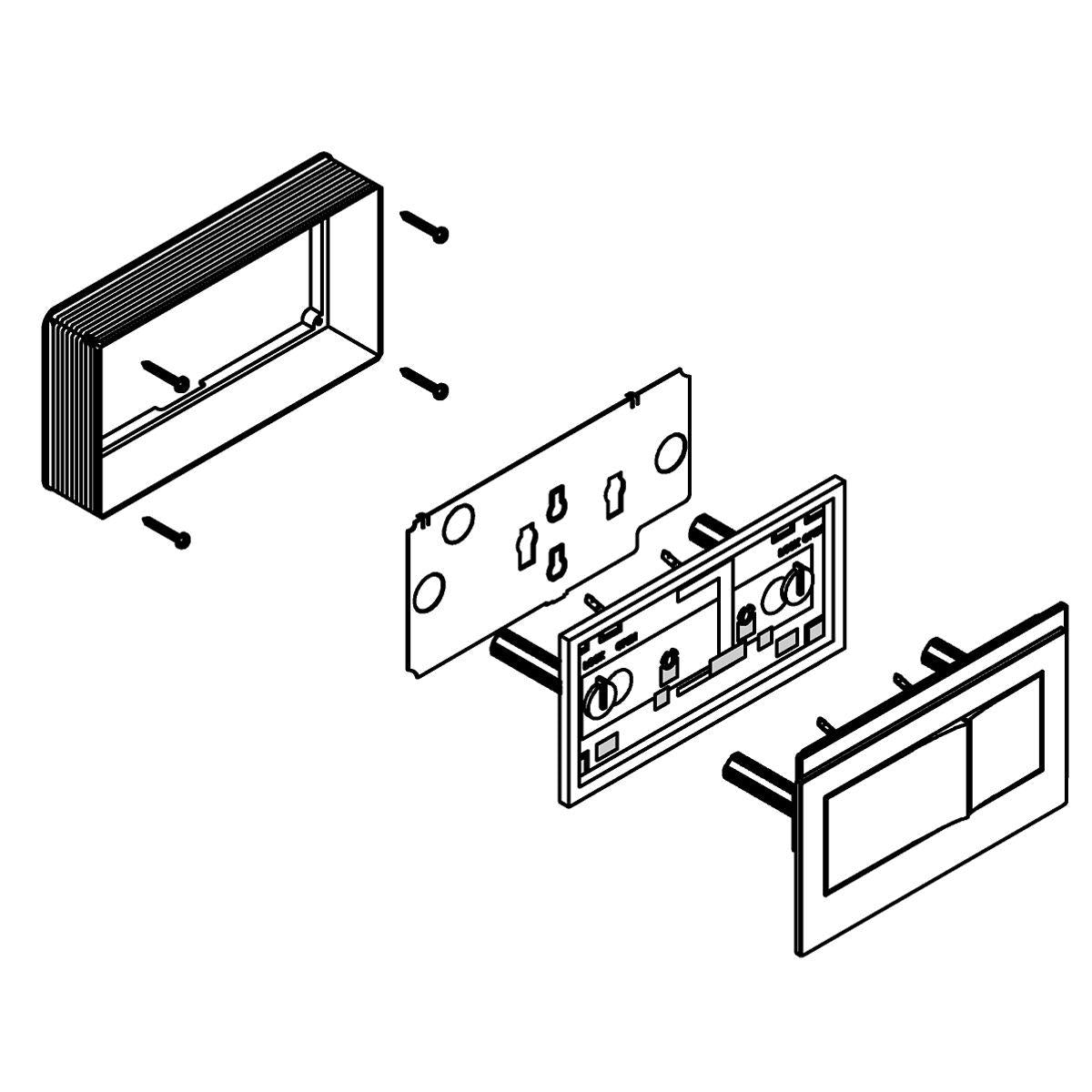 Flush Actuator Kit - K-1236014-CP