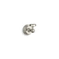 Pinstripe - Robe Hook - Vibrant Polished Nickel - Wall Mount