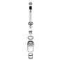 Diverter Assembly Kit - Polished Chrome