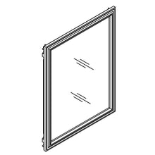 Framed Door Assembly, Silver