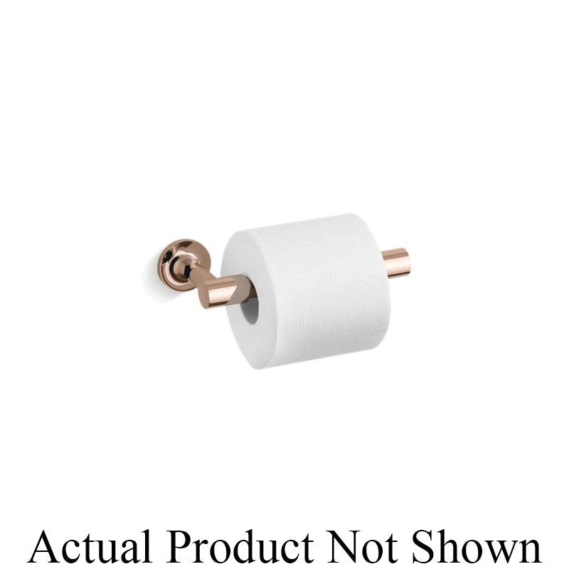 Purist - Toilet Tissue Holder - Vibrant Rose Gold