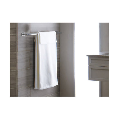 Purist - 24" Towel Bar - Vibrant Rose Gold - Solid Brass
