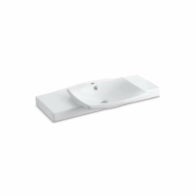 Escale - 39-3/4" Bathroom Sink with Overflow - Above-Counter