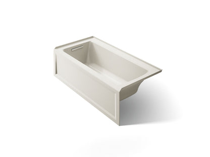 Bathtub, With Integral Apron and Integral Flang, Biscuit