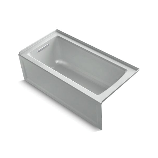 Bathtub, With Integral Apron and Integral Flang, Biscuit