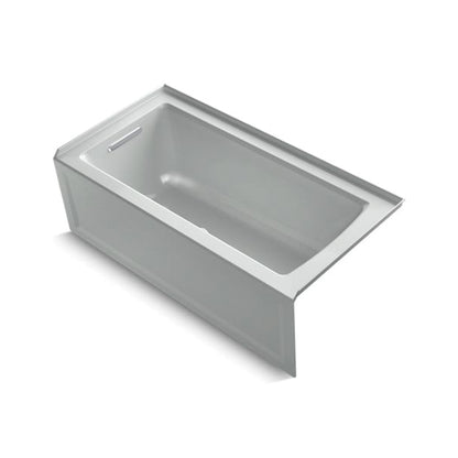 Bathtub, With Integral Apron and Integral Flang, Biscuit