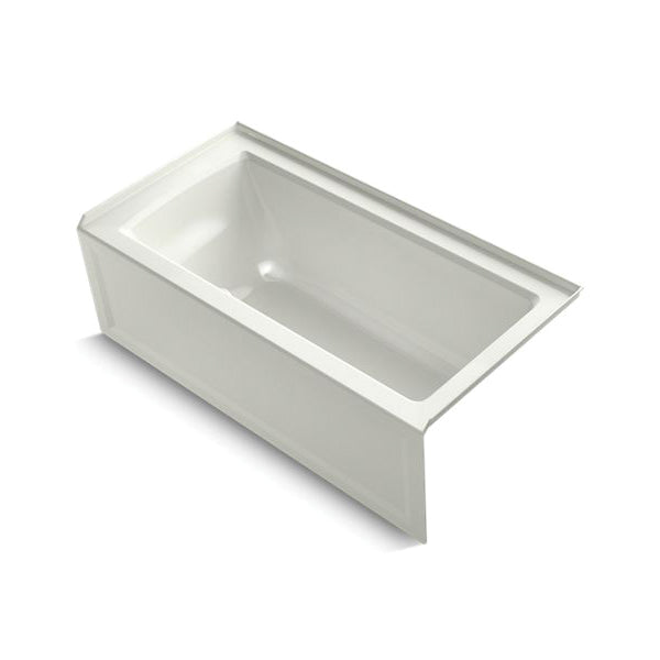 Bathtub, With Integral Apron and Integral Flang, Black