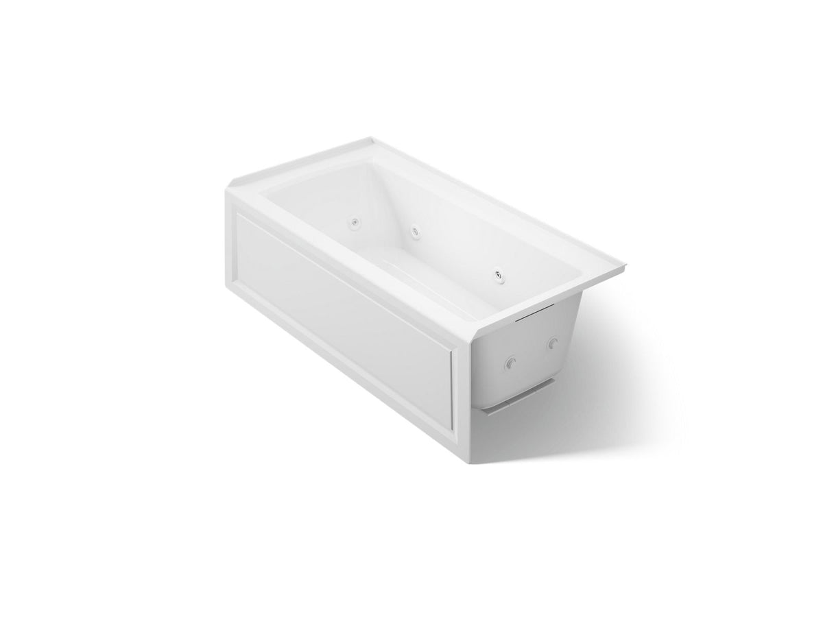 Archer Bathtub, Dune, With 3-Sided Integral Flange