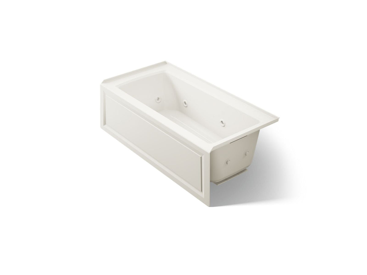 Archer Bathtub, Dune, With 3-Sided Integral Flange