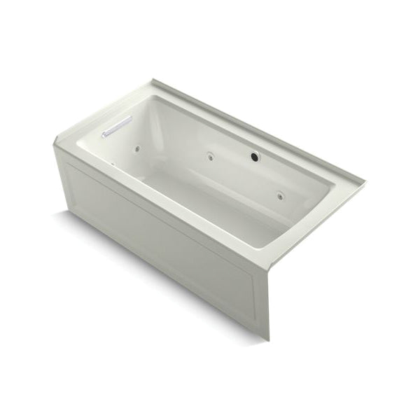 Archer Bathtub, Black, 3-Wall Alcove