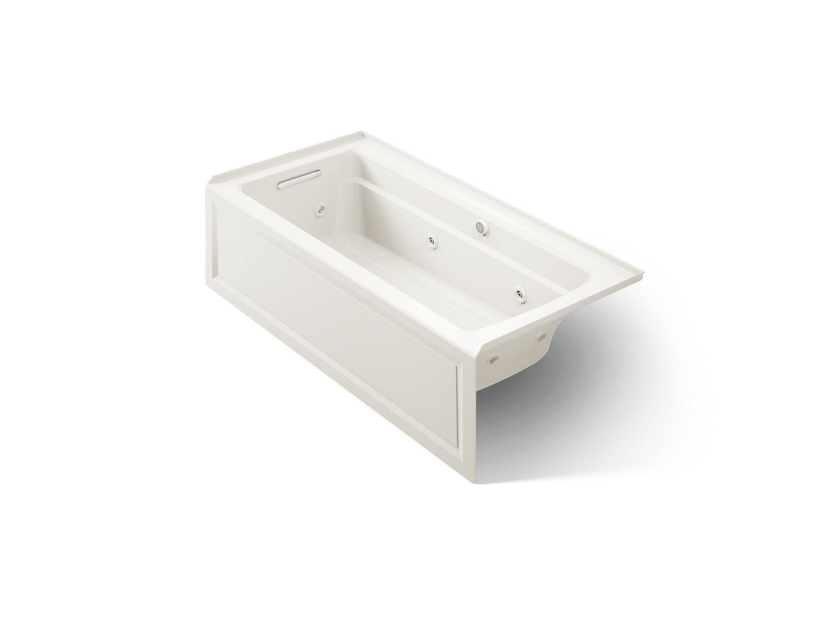 Bathtub, With Integral Apron and Integral Flang, 66 in