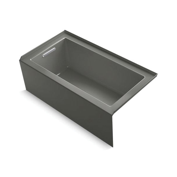 Underscore Bathtub, 60 in L x 32 in W, Left Drain