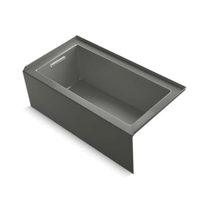 Underscore Bathtub, 60 in L x 32 in W, Left Drain