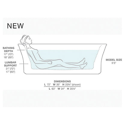 Stargaze - Heated Air Bath - Freestanding - Acrylic
