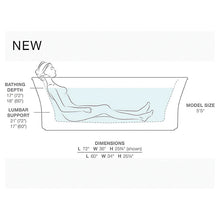 Stargaze - Heated Air Bath - 60" L x 34" W - Free Standing