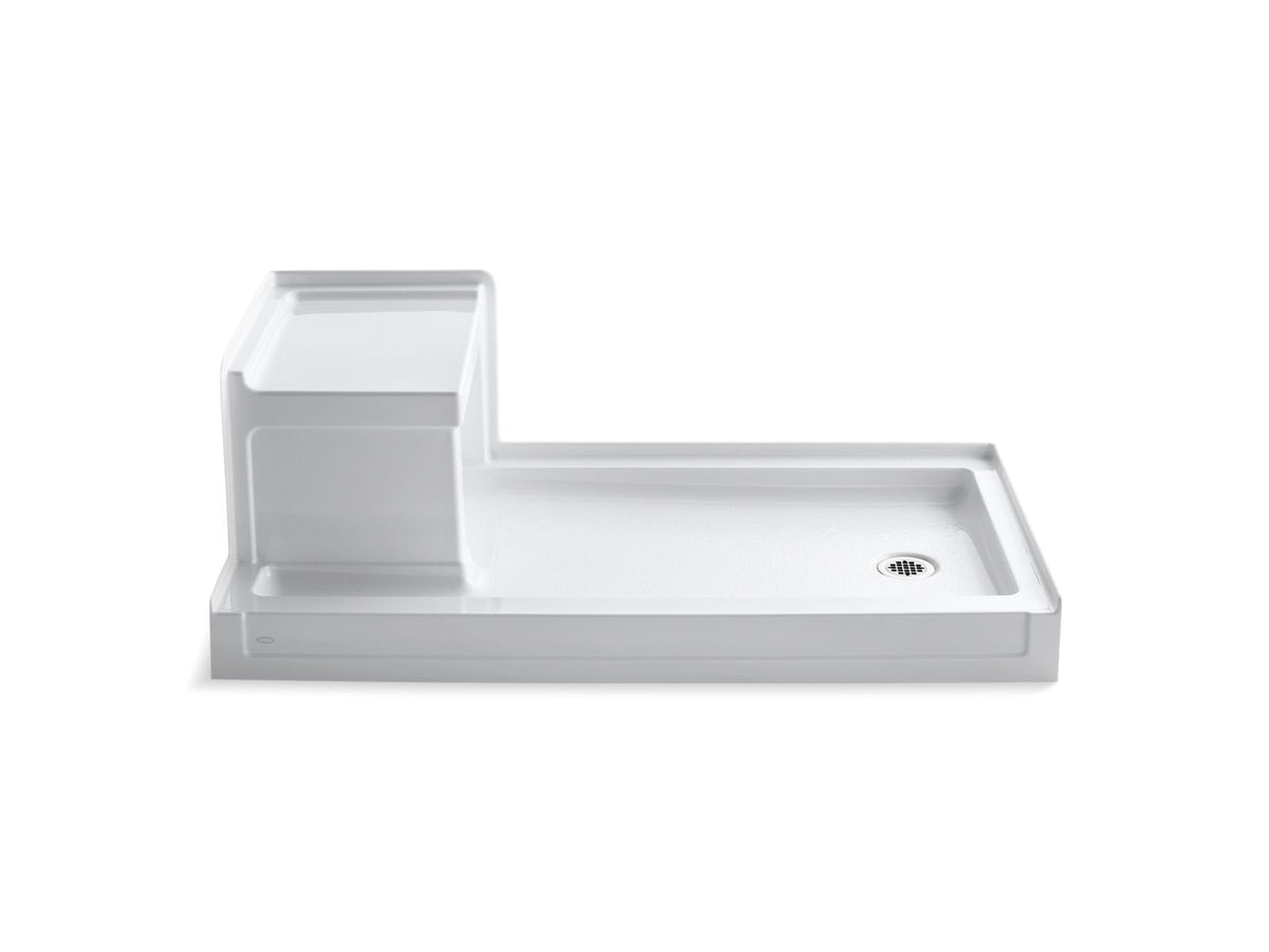 Tresham - Right Drain - 60" L x 32" W x 21-1/8" D - Acrylic