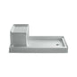Tresham - Right Drain - 60" L x 32" W x 21-1/8" D - Acrylic