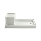 Tresham - Right Drain - 60" L x 32" W x 21-1/8" D - Acrylic